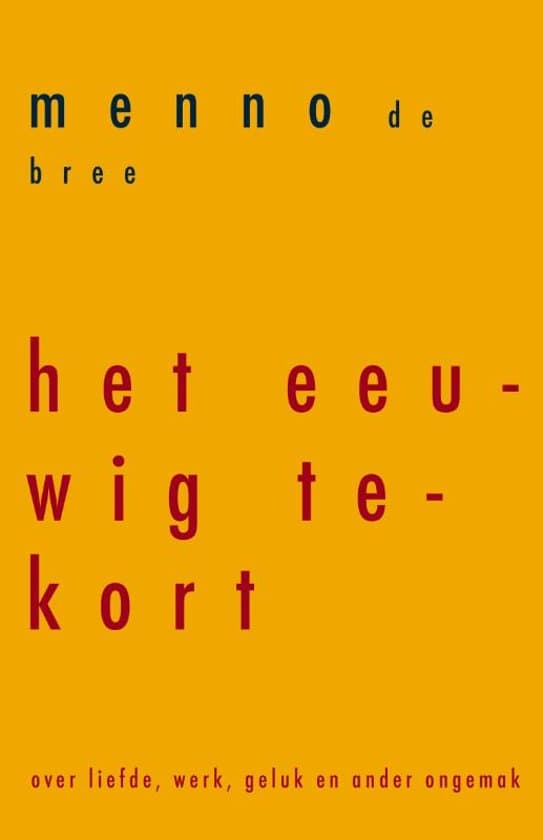 Omslag van Het eeuwig tekort